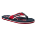 Tommy Hilfiger Žabky Patch Hilfiger Beach Sandal FM0FM05024 Červená