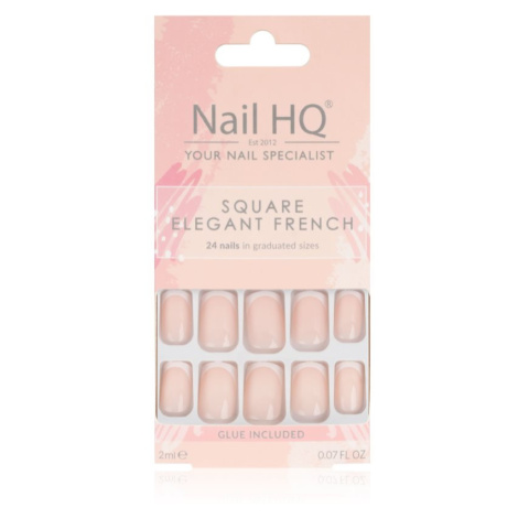 Nail HQ Square umelé nechty Elegant French