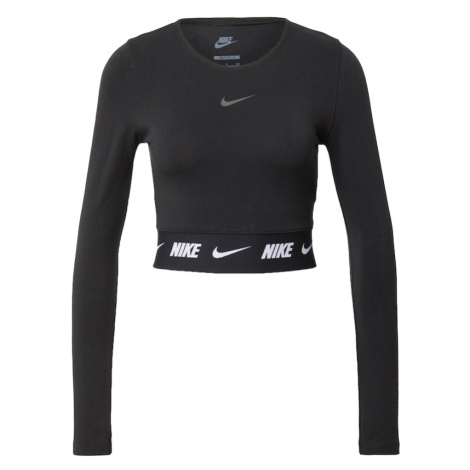 Nike Sportswear Tričko 'Emea'  čierna / biela