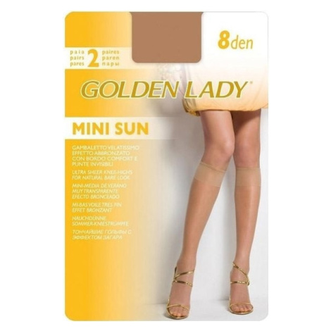 Podkolenky Mini Sun 8 den 2P - Golden Lady uni