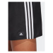 Adidas Plavecké šortky 3-Stripes CLX Swim Shorts HT4367 Čierna Regular Fit