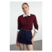 Trendyol Navy Blue Belted Super Mini Woven Shorts Skirt