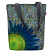 Bertoni Unisex's Canvas Bag Sunny Blue Flower