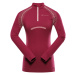 Women's functional underwear - ALPINE PRO SEAMA anemone T-shirt