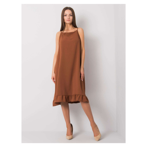 Casual brown sundress
