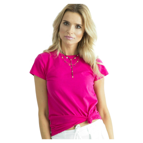 Plain fuchsia t-shirt