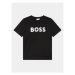 Boss Tričko J25P24 M Čierna Regular Fit