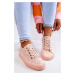 Openwork Sneakers BIG STAR JJ274059 Light pink 37