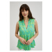 Women's blouse with neckline MOODO - colorful