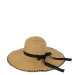 Letný klobúk Art of Polo 22116 Milas Tmavobéžová