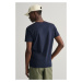 TRIČKO GANT CONTRAST LOGO SS T-SHIRT EVENING BLUE