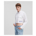 Košeľa Karl Lagerfeld Jeans Klj Cropped Logo Shirt Biela
