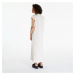 Urban Classics Ladies Long Extended Shoulder Dress Whitesand