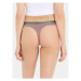 Calvin Klein Underwear Stringové nohavičky 000QD3539E Fialová