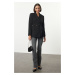 Trendyol Black Belted Regular Blazer Jacket