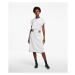 Šaty Karl Lagerfeld Cady Tennis Dress Biela