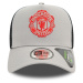 Manchester United čiapka baseballová šiltovka 9Forty Trucker grey