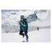 Dámska horolezecká bunda Alpinism zo syntetickej vaty tmavozelená