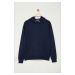 Trendyol Navy Blue Basic Oversize/Wide Cut Stud Detailed Sweatshirt