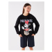 LC Waikiki Women's Crew Neck Minnie Mouse Printed Long Sleeve Sweatshirt