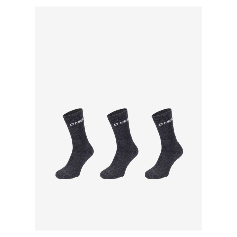 Ponožky pre ženy O'Neill - tmavosivá, biela