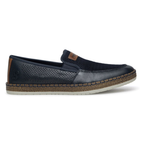 Rieker Poltopánky B5271-14 Modrá