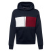 TOMMY HILFIGER Mikina  námornícka modrá / karmínovo červená / biela