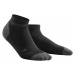 CEP WP4AVX Compression Low Cut Socks Black/Dark Grey II Bežecké ponožky