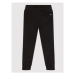 Calvin Klein Jeans Teplákové nohavice Dimension Logo IB0IB01047 Čierna Regular Fit