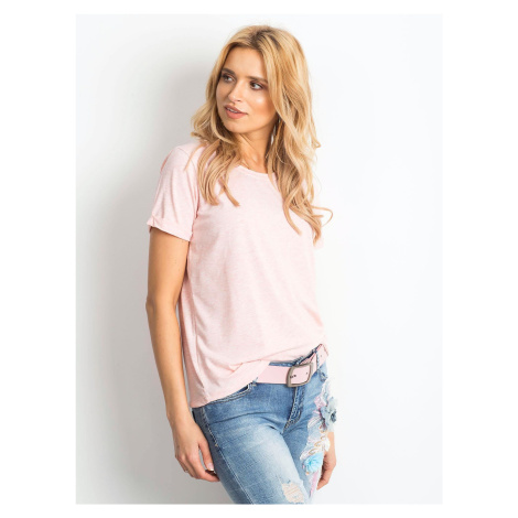 Transformative Pink Melange T-shirt