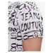 Versace Jeans Couture Tričko Print Logo 74GAH6S2 Biela Slim Fit