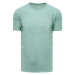 Men's Light Green Patterned T-Shirt Dstreet