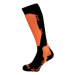 Lyžiarske podkolienky (ponožky) TECNICA Touring ski socks, black orange