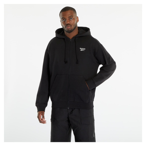 Mikina Reebok Classics Small Vector Zip-Up Hoodie Black