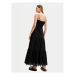 Desigual Letné šaty Malver 24SWVW12 Čierna Regular Fit
