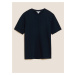 Tričko z prémiovej bavlny, úzky strih Marks & Spencer námornícka modrá