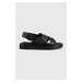 Sandále Pepe Jeans SUMMER dámske, čierna farba, na platforme, PLS90578