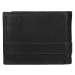 Pánska kožená slim peňaženka SendiDesign Rafael - čierna