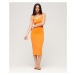 Superdry Letné šaty  oranžová