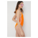 Plavky Stella McCartney Lingerie oranžová farba, mäkký košík