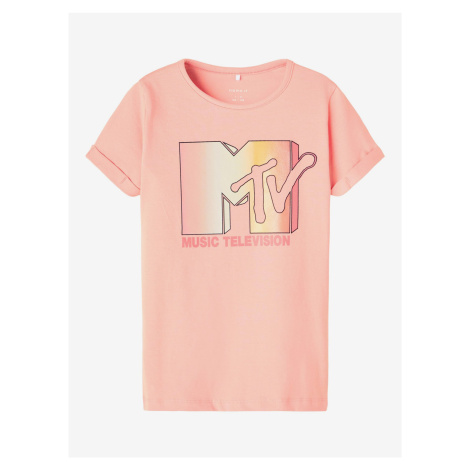 Ružové dievčenské tričko name it MTV
