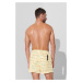 Plavky Karl Lagerfeld Stripe Aop Short Boardshorts Stripe Aop Lemon Drop