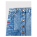 Desigual Džínsová sukňa Krill 22WGFD02 Modrá Regular Fit