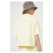 Košeľa UGG dámska, žltá farba, regular, s klasickým golierom