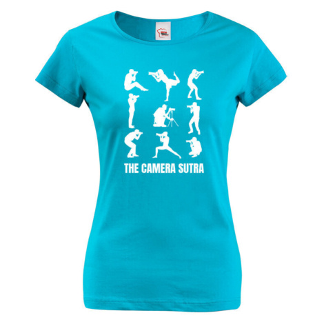 Dámské tričko s vtipnou potlačou The camera sutra - tričko pre fotografov