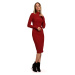 Made Of Emotion Dress M542 Brick Red