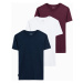 Ombre BASIC 3-pack cotton t-shirt set