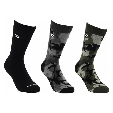 Diesel Sada pánskych ponožiek SKM-RAY-Threepack Socks 3pack 00SAYJ-0JAWF-E4939