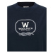 Tričko Woolrich Graphic T-Shirt Modrá