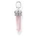 Thomas Sabo PE955-640-9 Silver pendant with rose-coloured rose quartz crystal